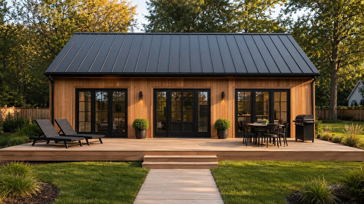 The Westport — 1,053 sq ft two-bed, two-bath detached modular ADU exterior